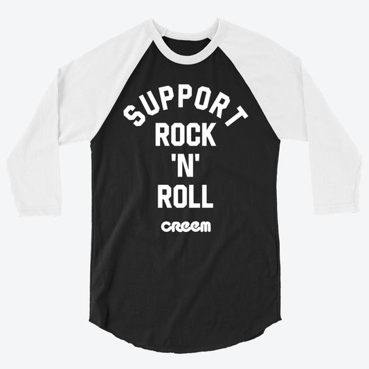 Support Rock 'n' Roll Baseball T-Shirt