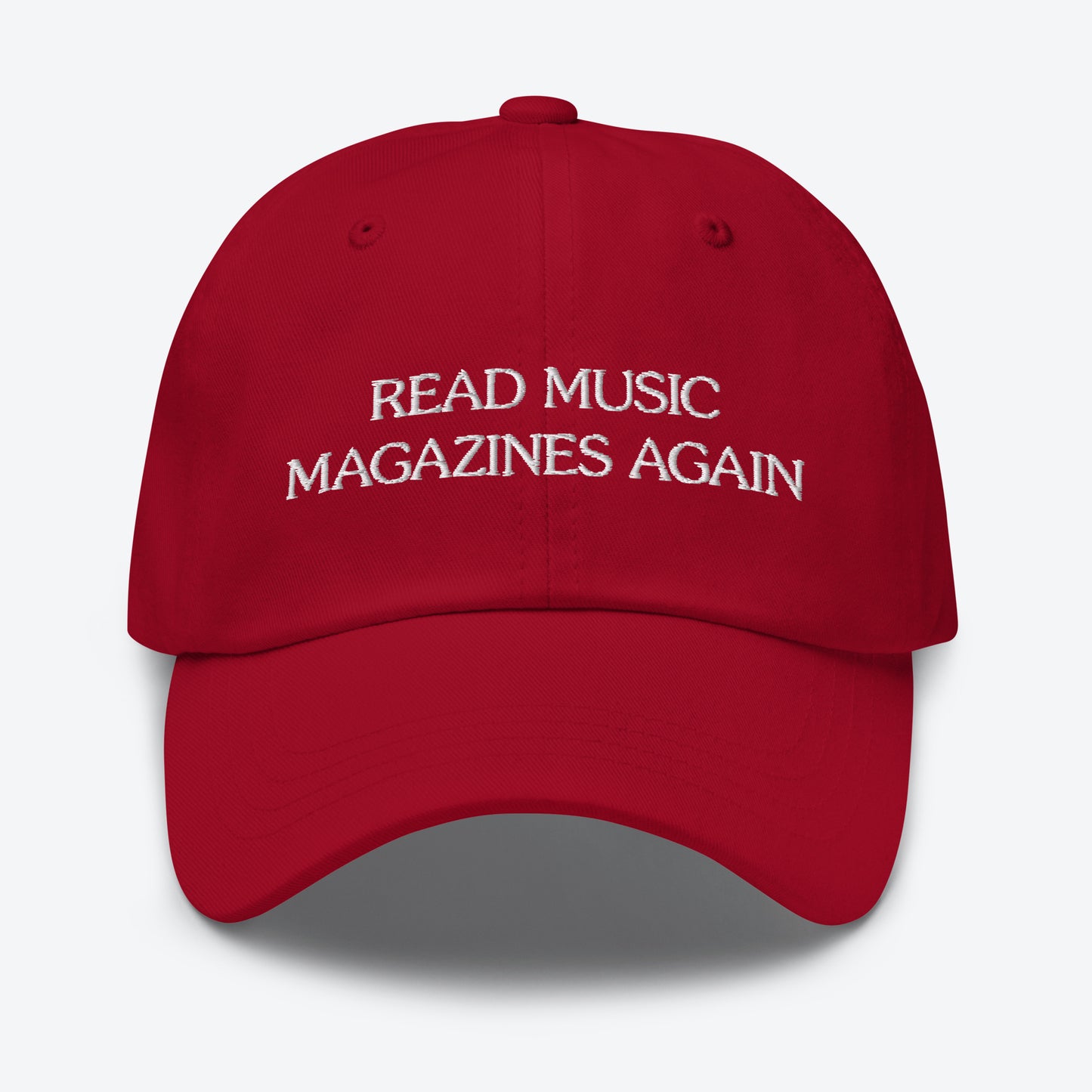 Read Music Magazines Again Dad Hat